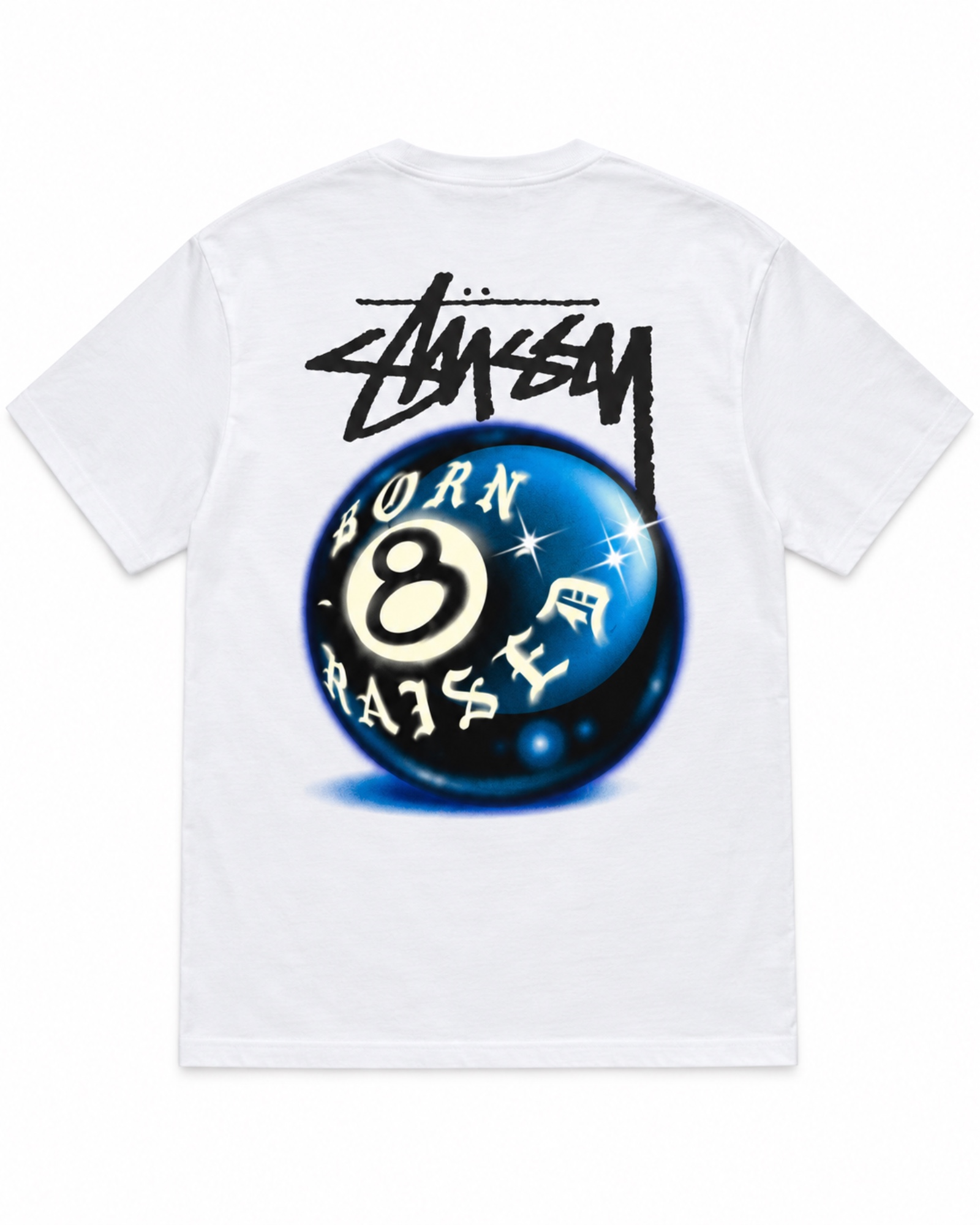 Stussy x Born X Raised 8 Ball Tee