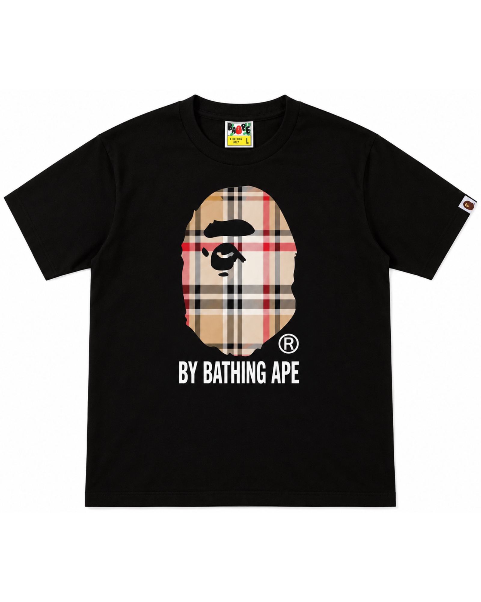 BAPE Check Ape Head Tee