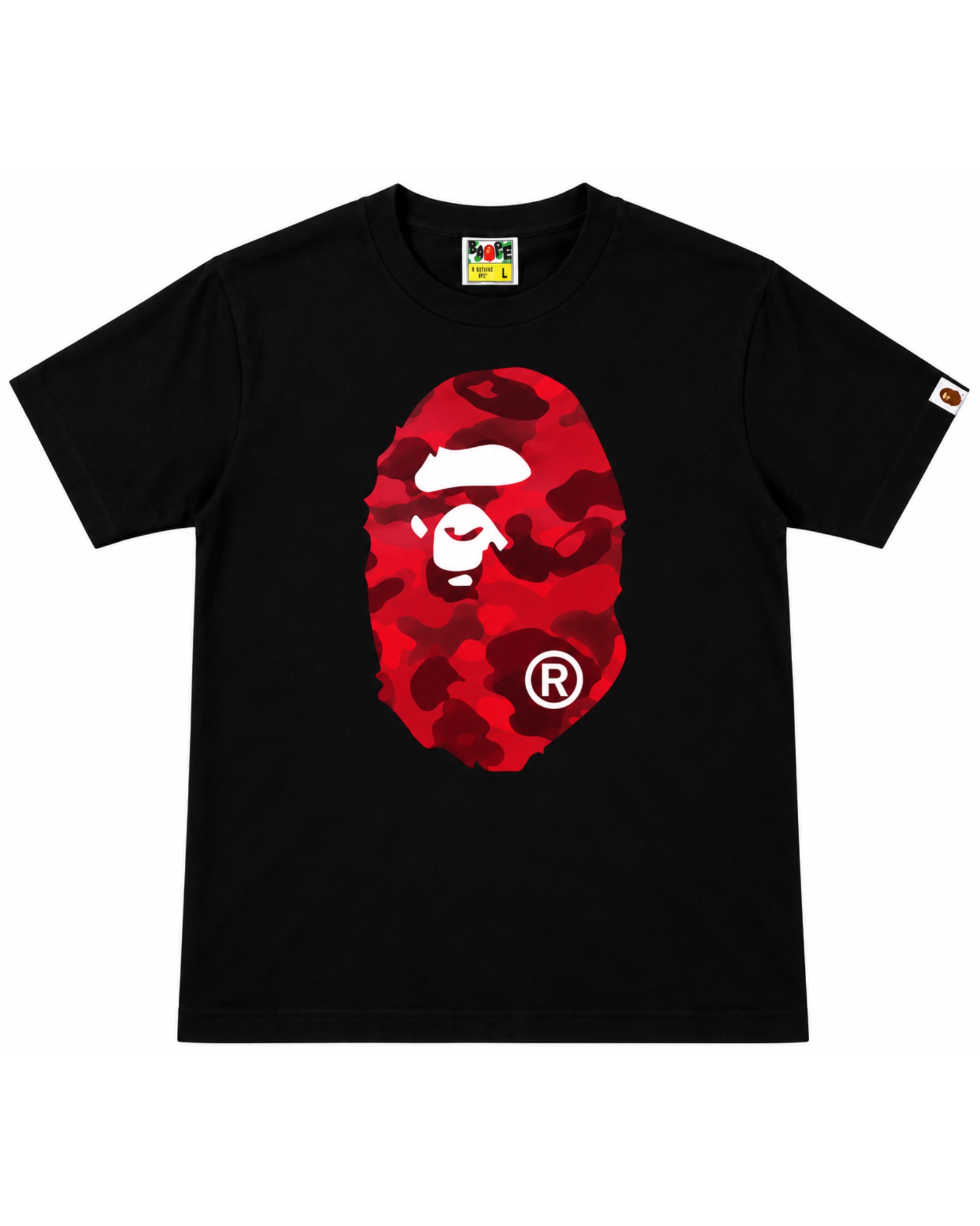 BAPE Color Camo Big Ape Head Tee