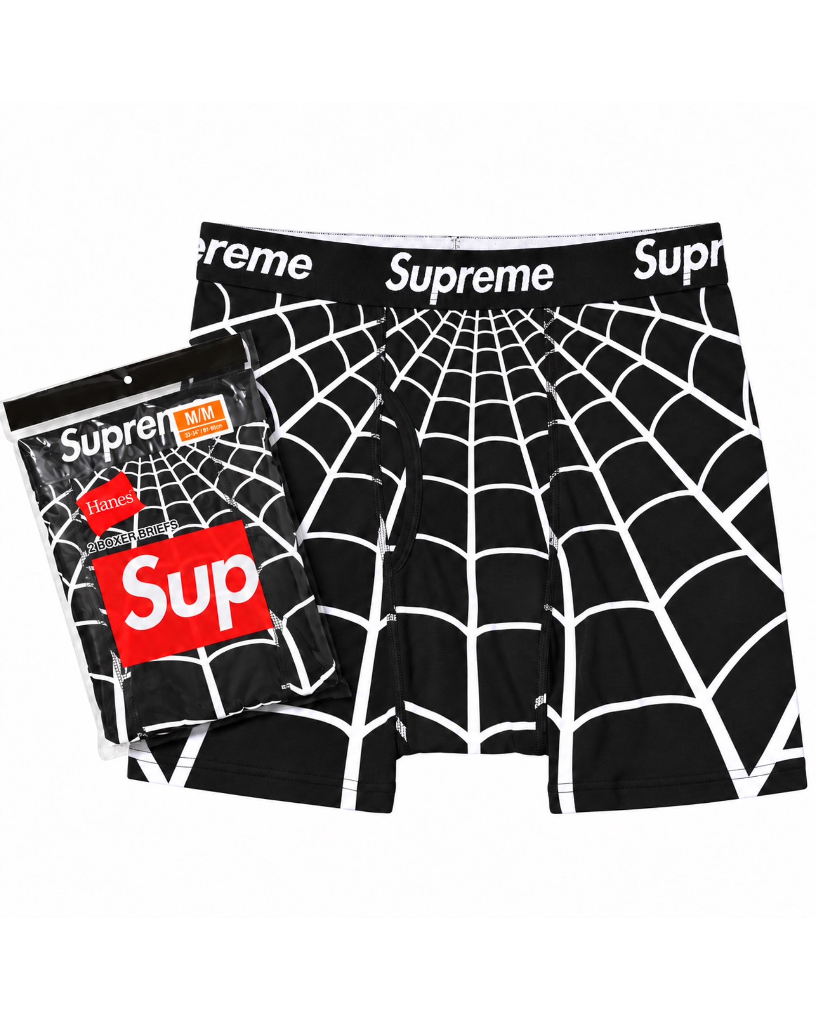 Supreme Hanes Boxer Briefs (2-Pack)