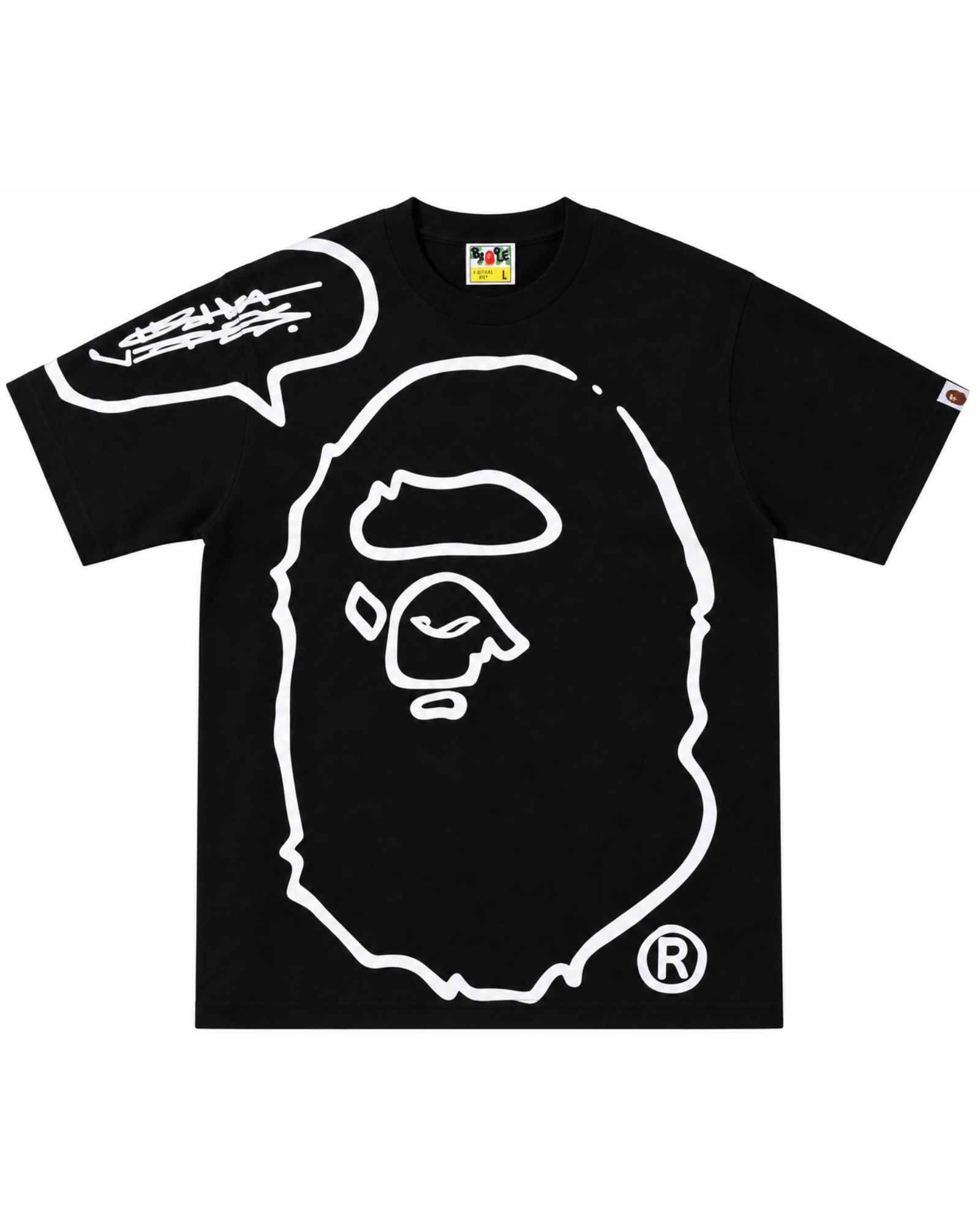 BAPE × Joshua Vides Ape Head Tee