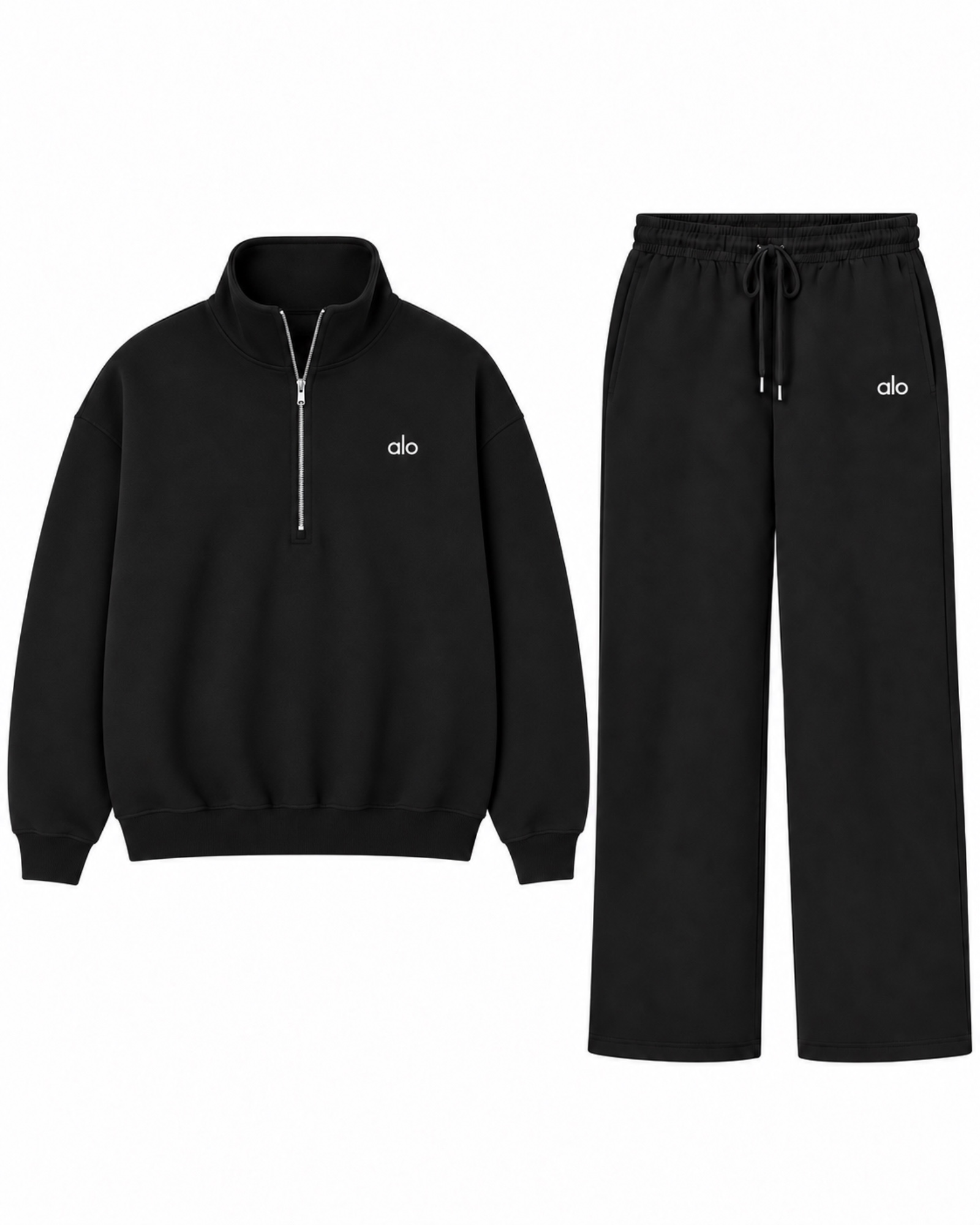 Alo Quarter-Zip & Sweatpants Set